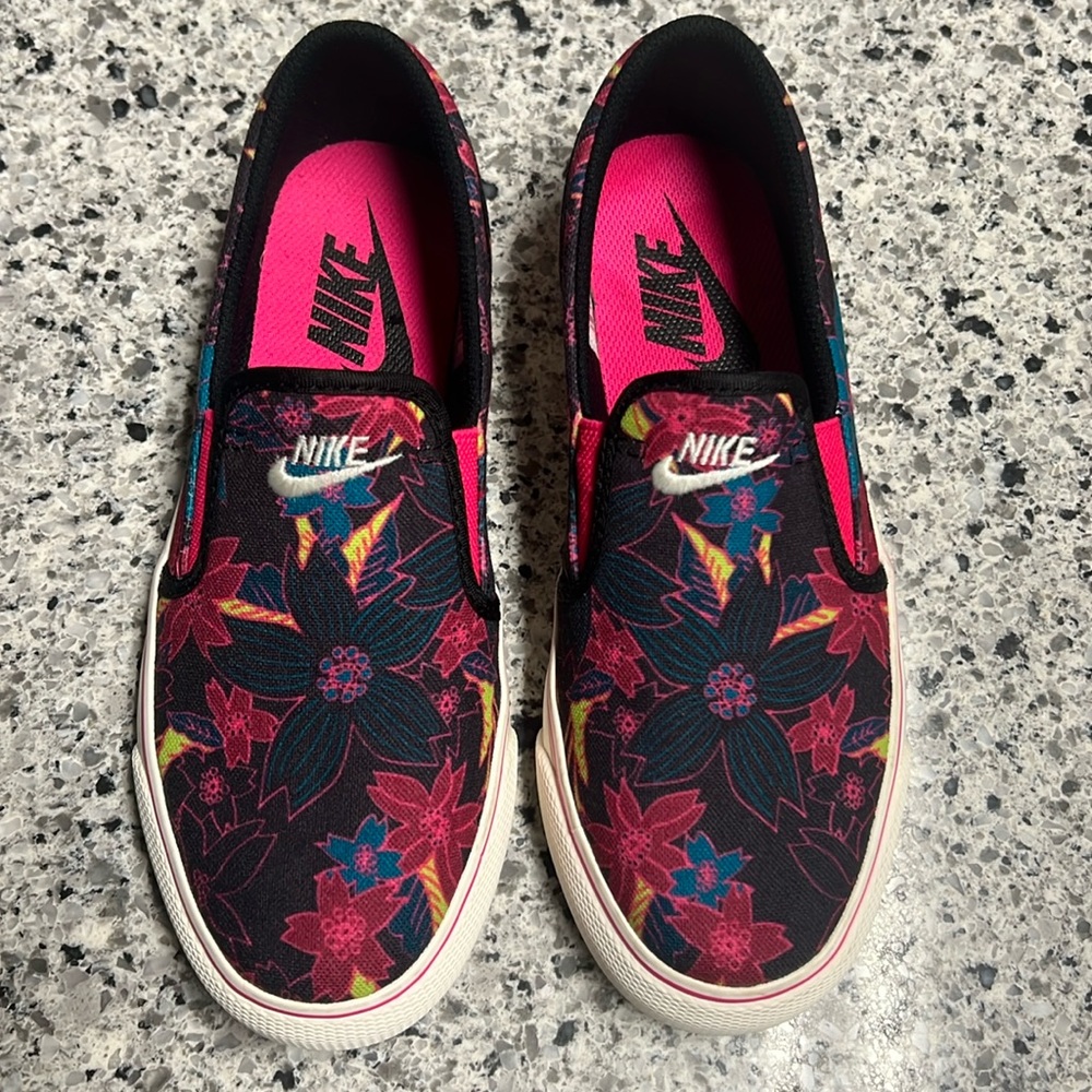 Nike Floral Toki Aloha Pack Slip On Canvas Shoes 724769 Womens Size 6